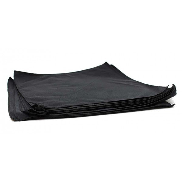 Microfiber cloth thin black suede (10-pack)