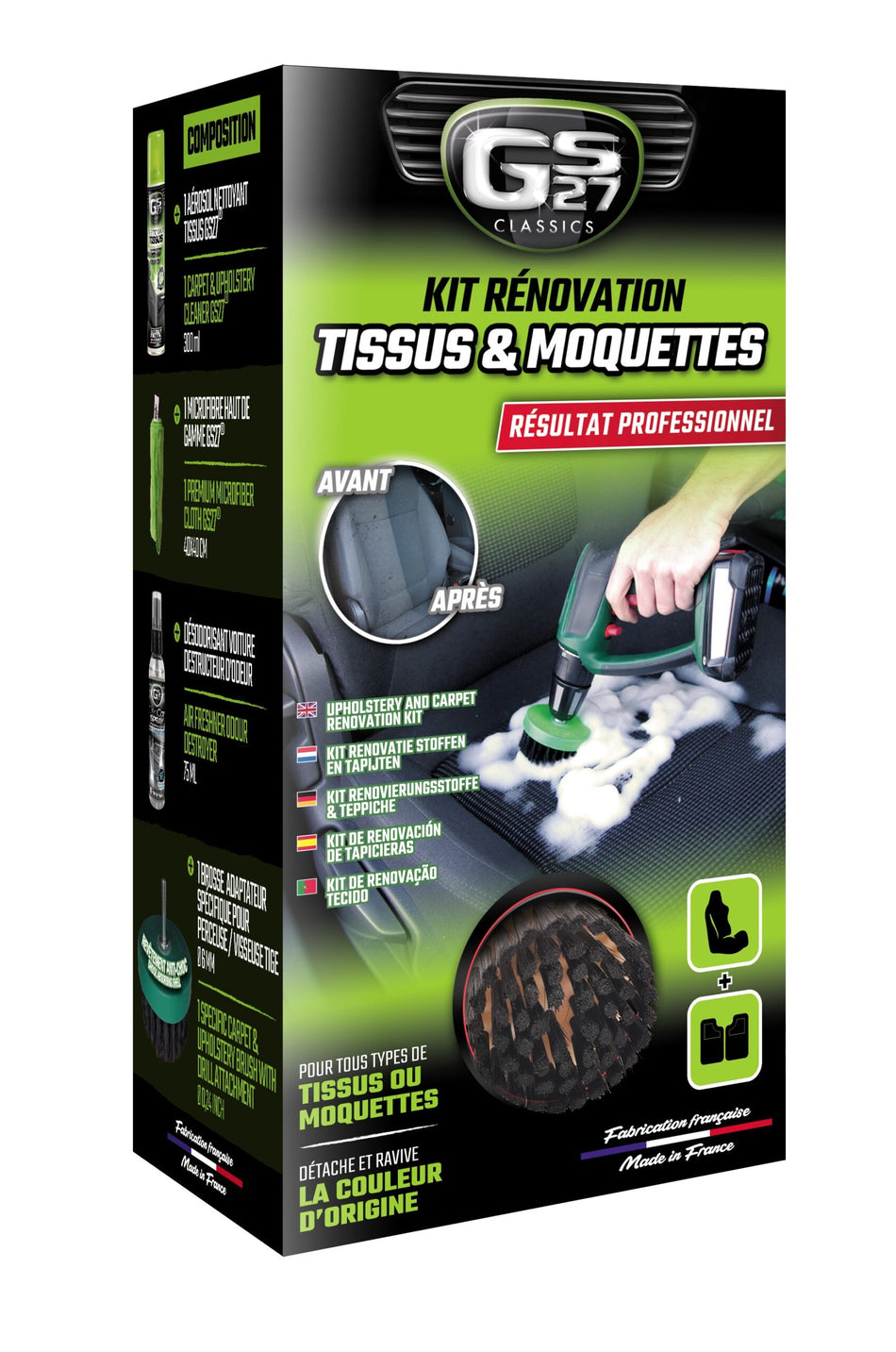 GS27 Carpet & Upholstery Cleaner Kit