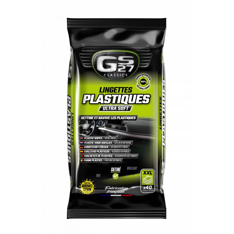 GS27 Plastic Wipes - Satin Finish