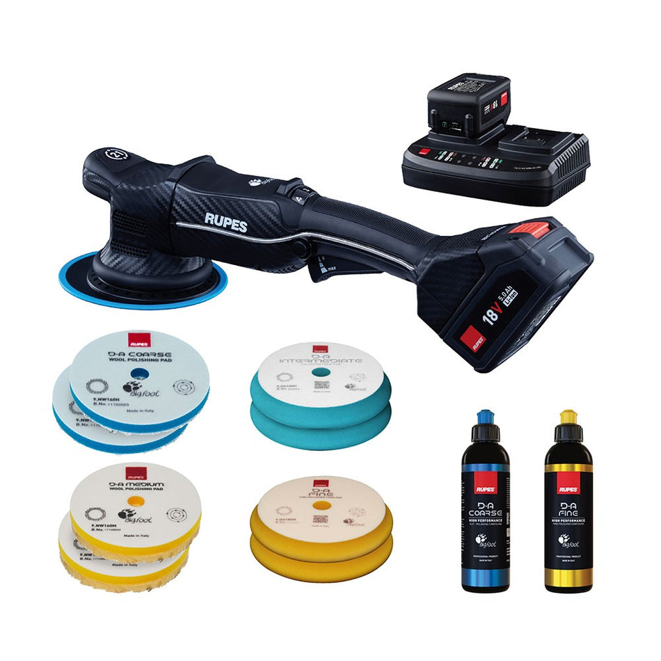 Batteridriven Rupes Polermaskin HLR21/Bas Paket