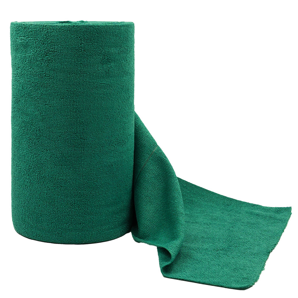 Microfiber on roll "Tear Off" 30x30 cm 75 pcs/roll. Green