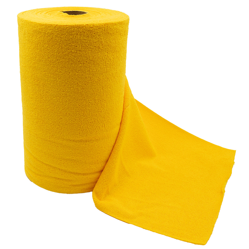 Microfiber on roll "Tear Off" 30x30 cm 75 pcs/rle. Yellow