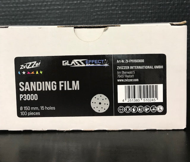 ZviZZer Sanding Film P3000 150 mm/15 holes (100 pcs)