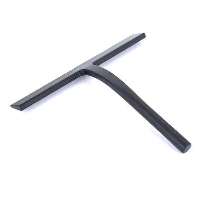 T shape Silicone scraper with stainless steel core inside Black color