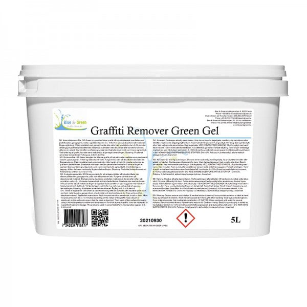 Blue & Green  Graffiti Remover Green 5Liter