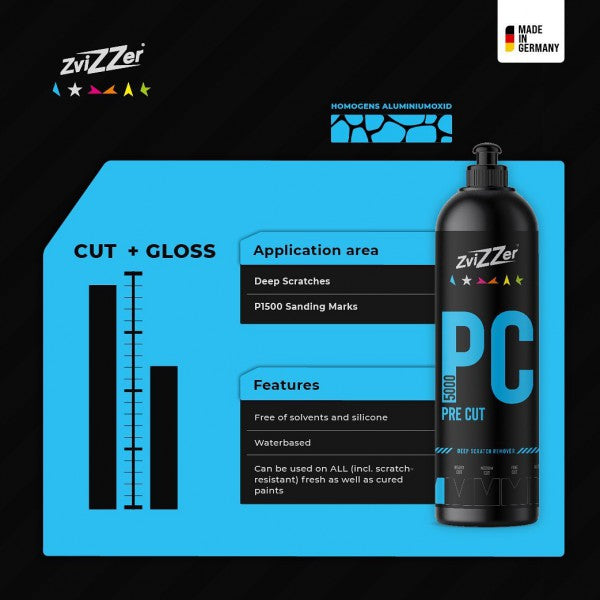 Polermedel PC5000 Precut - Grovt polermedel – 750ml